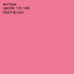 #EF7694 - Deep Blush Color Image